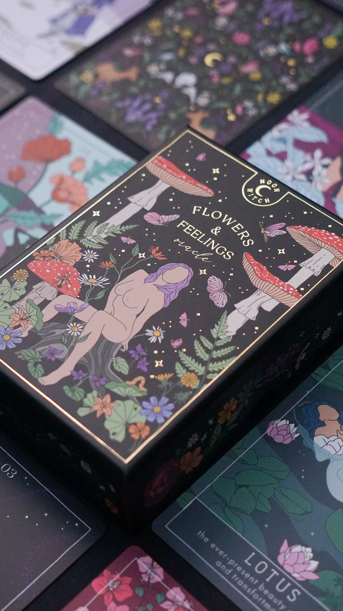 Flowers and Feelings Oracle Deck - Moon Witch series