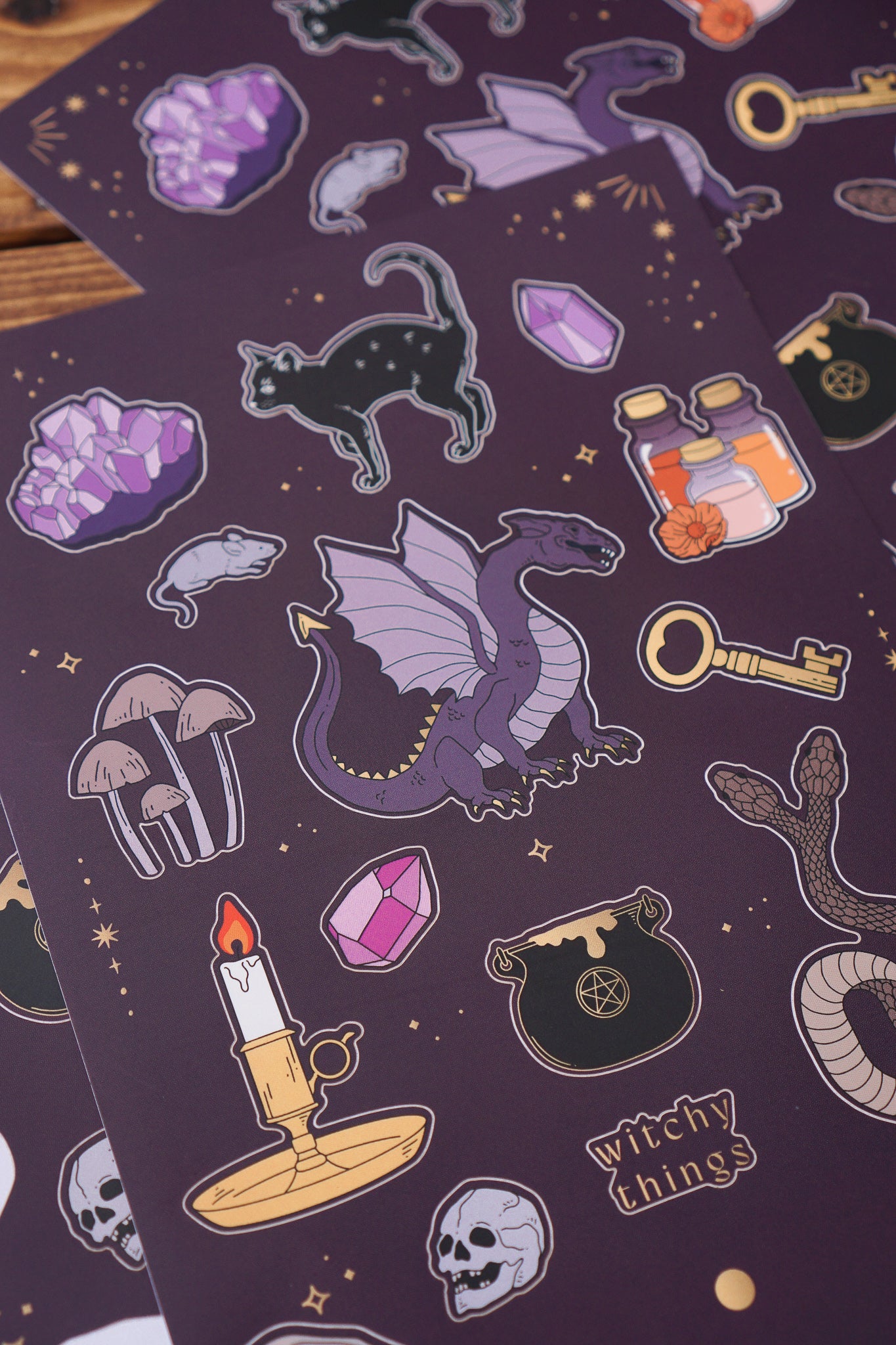 Witchy Things Sticker Sheet