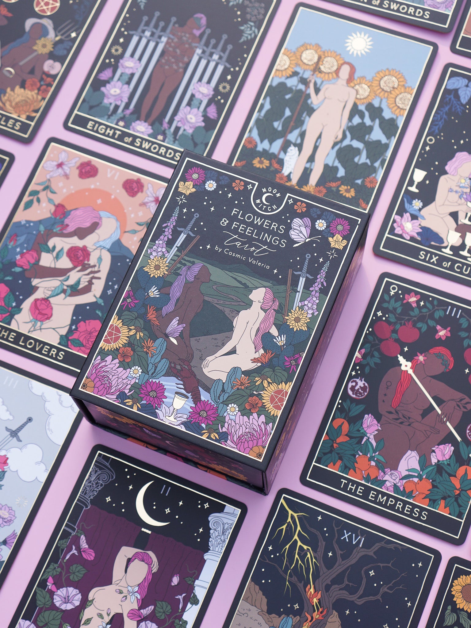 Flowers and Feelings Tarot Deck
