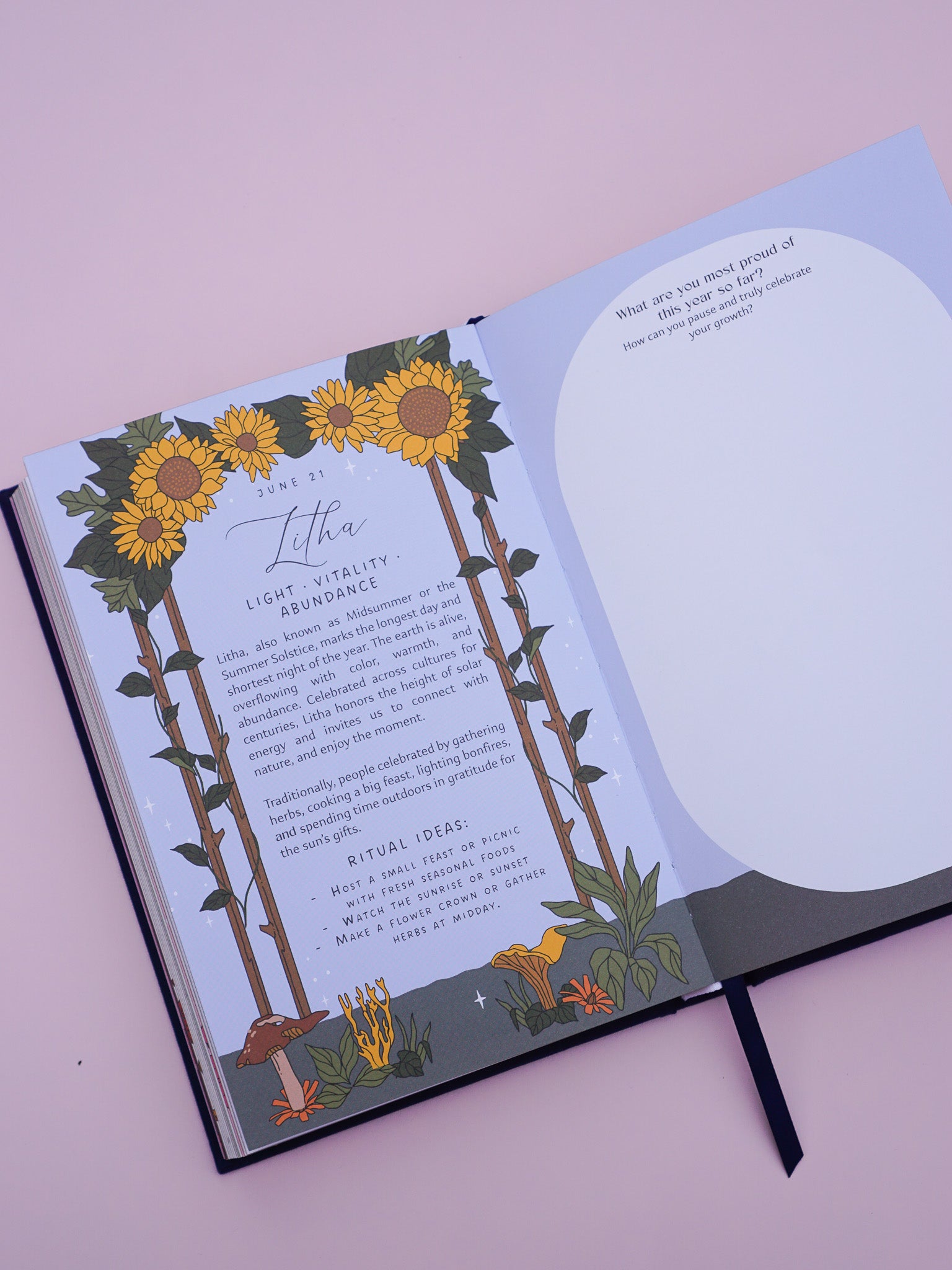 Moon Journal - 2026 Planner- Vintage green edition