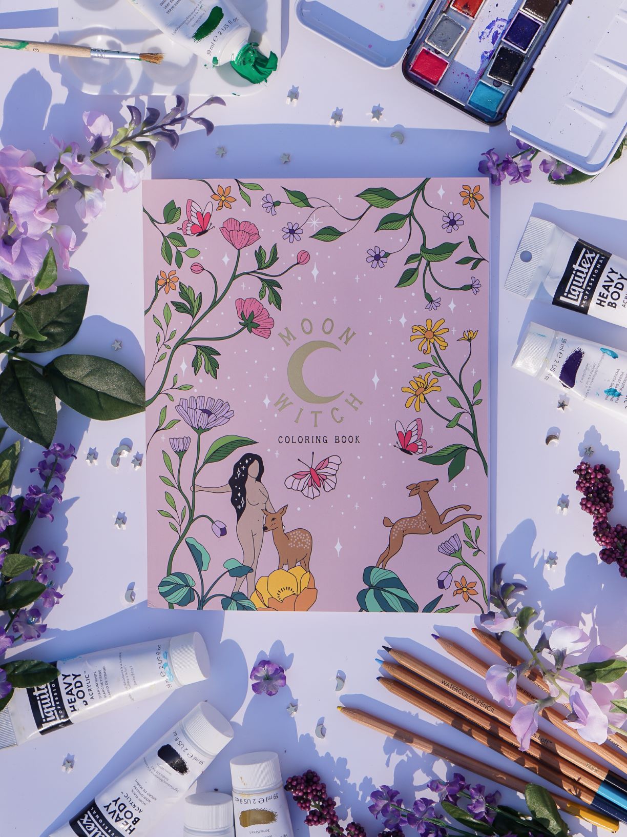 Moon Witch Coloring Book